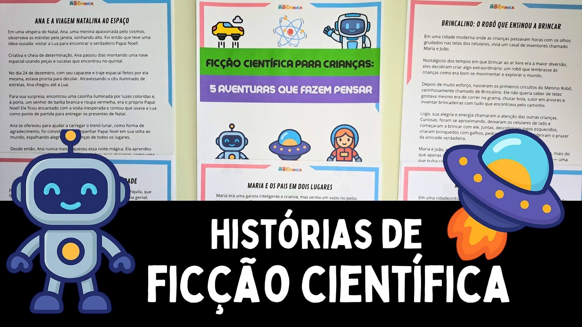 5 Histórias Infantis de Ficção Científica Para Imprimir