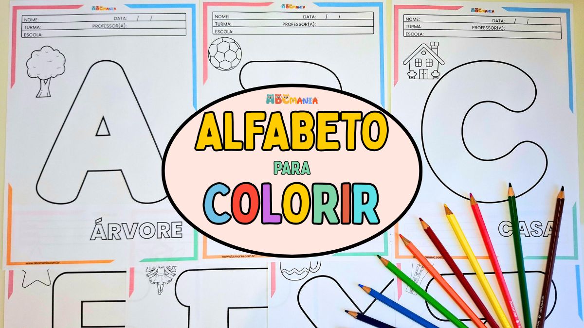 Alfabeto para Colorir