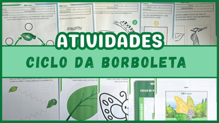 Atividades Sobre o Ciclo da Borboleta para Educação Infantil