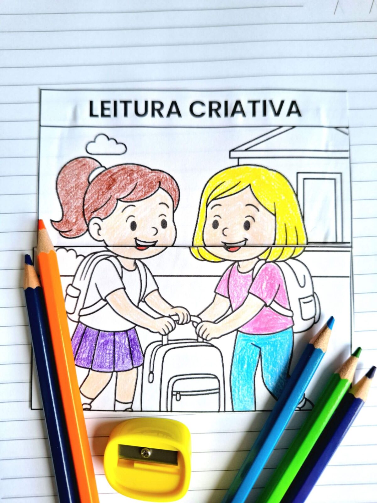 Leitura Criativa com Interpretação de Textos para Imprimir Leitura Criativa com Interpretação de textos
