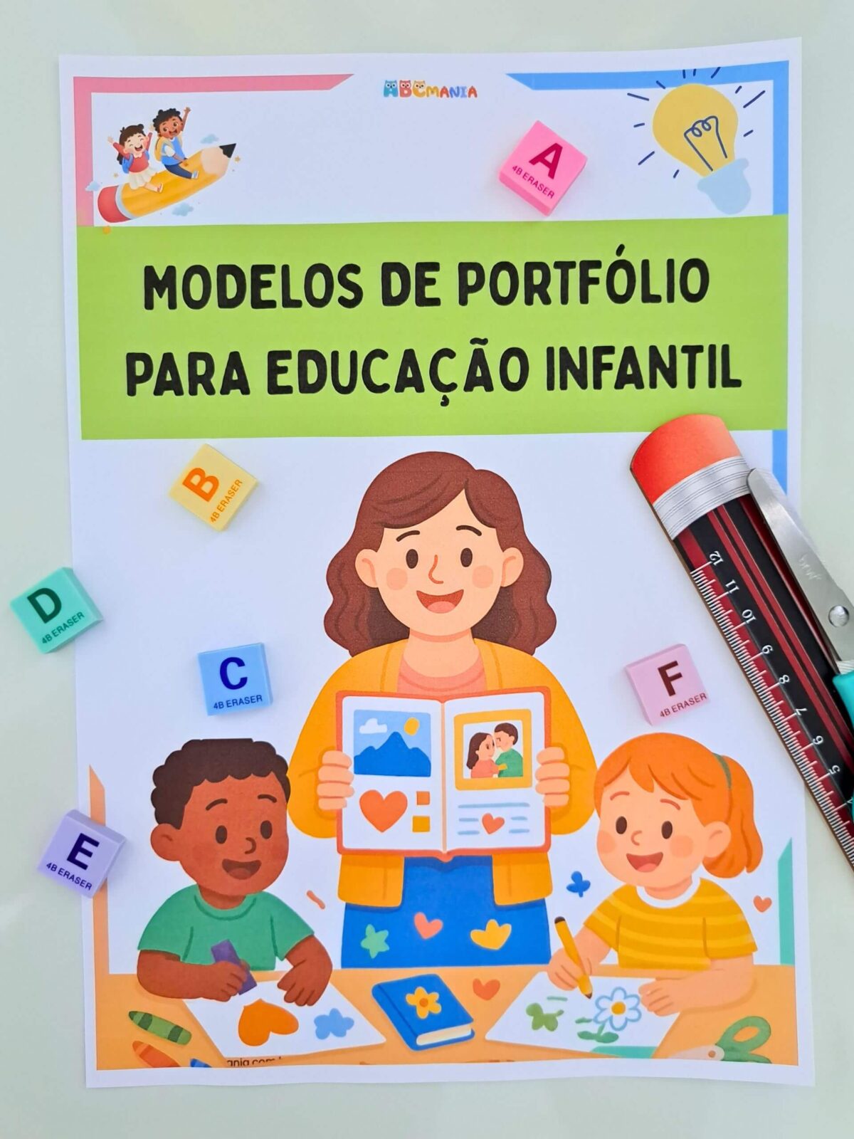 Modelos de Portfólio para Educação Infantil com Capas para Imprimir Modelos de Portfólio para Educação Infantil - Capas para Portfólio da Educação Infantil
