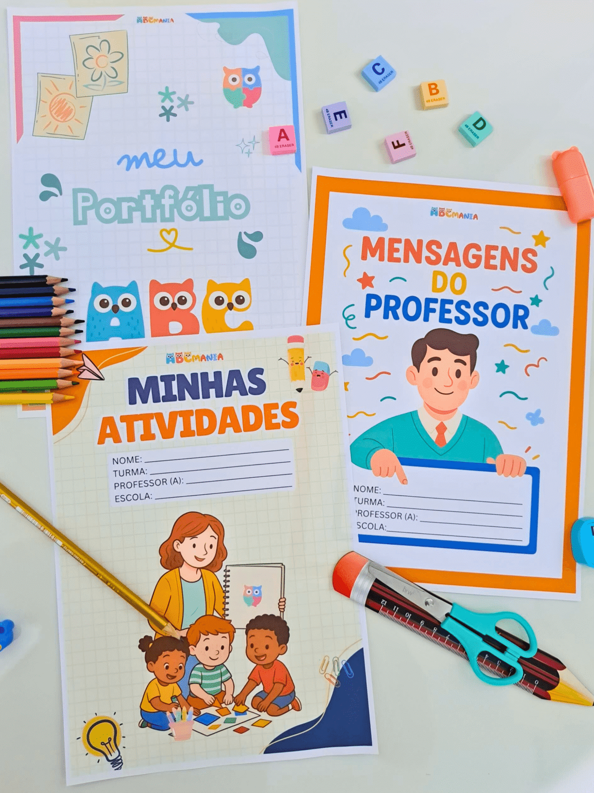 Modelos de Portfólio para Educação Infantil com Capas para Imprimir Modelos de Portfólio para Educação Infantil - Meu portfólio