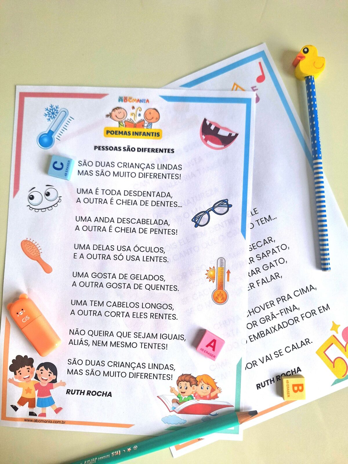 Poemas Infantis para Imprimir Poemas Infantis - Poesia Infantil de Ruth Rocha
