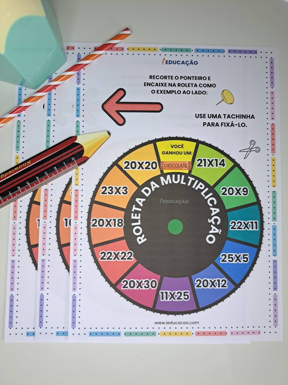 Jogo Roleta da Multiplicação: Aprendizado Divertido de Matemática Jogo Roleta da Multiplicação: Aprendizado Divertido de Matemática