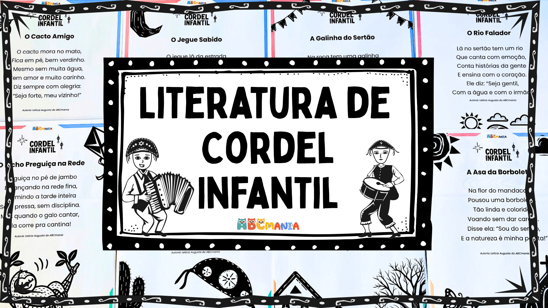 Literatura de Cordel Infantil para Imprimir